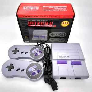 Gamecontrollers Joysticks Konsol HD 821 SNES Super Mini konsol 8 bit edisi klasik NWS model bawaan dua orang dan mesin utama 230905