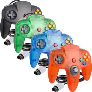 Contrôleurs de jeu Joysticks Lots2/set N64 contrôleur classique filaire N64 64 bits manette de jeu pour Console de jeu vidéo Ultra 64 HKD230831