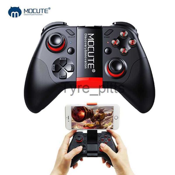 Controladores de juegos Joysticks Mocute 054 Gamepad Pubg Mobile Pubg Controller Android Joystick Wireless VR Joypad Smartphone Tablet PC Phone Smart TV Game Pad x0727