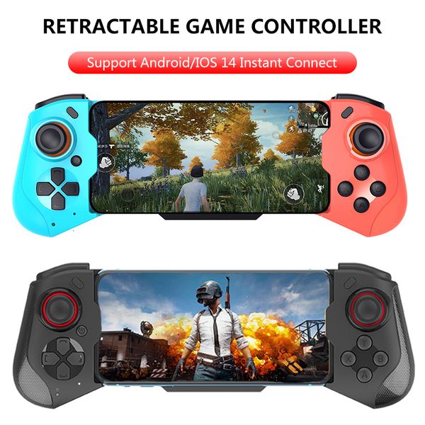 Contrôleurs de jeu Joysticks Mocute 060 Manette de jeu sans fil Mobile PUBG Controller pour téléphone Android Joystick télescopique 230518