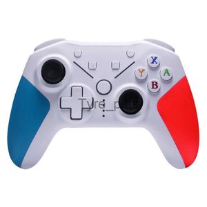 Contrôleurs de jeu Joysticks Nouveau contrôleur Bluetooth Switch Pro avec commutateur de fonction de réveil magnétique Manette de jeu sans fil Jeu vidéo Contrôleur de manette USB x0727