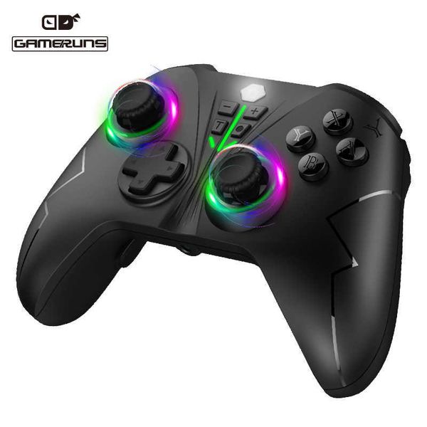 Contrôleurs de jeu Joysticks NS016 RGB contrôle de manette de jeu sans fil Programmable pour Switch/Lite/OLED TURBO Joystick fonctions de réglage personnalisées contrôleur HKD230831