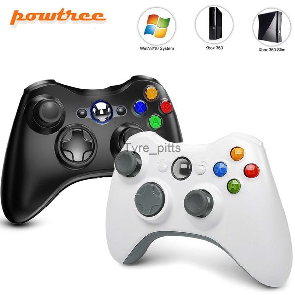 Controladores de juegos Joysticks Powtree 2.4G Controlador inalámbrico 360 para Xbox series Joypad con alta calidad para PC Windows 7 8 10 360 series controle gamepad x0727