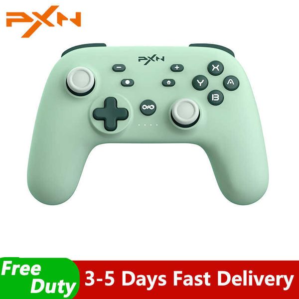 Contrôleurs de jeu Joysticks PXN P50 Bluetooth Wireless Pro Controller pour Controle/iOS 16/PC Manettes pour Steam Gaming Macro TURBO HKD230831