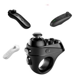 Contrôleurs de jeu Joysticks R1 Mini anneau Bluetooth4.0 Rechargeable sans fil VR contrôleur de jeu à distance manette de jeu pour Android lunettes 3D r57