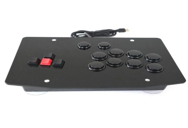 Controladores de juegos Joysticks RACJ500K Keyboard Arcade Fight Stick Controller Joystick para PC USB7688170