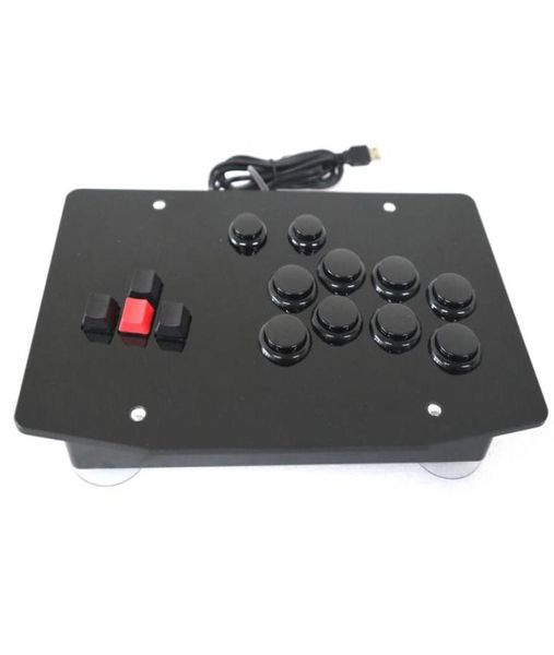 Controladores de juegos Joysticks RACJ500K Keyboard Arcade Fight Stick Controller Joystick para PC USB3204402