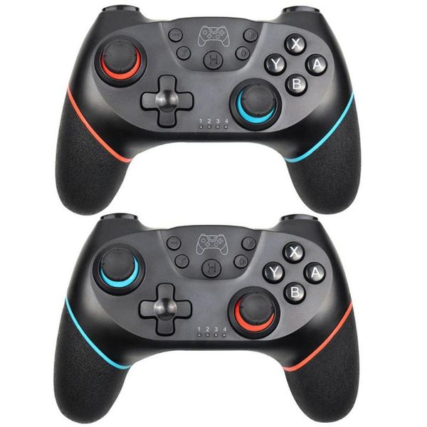 Contrôleurs de jeu Joysticks Poignée de contrôle de console Bluetooth sans fil rechargeable pour interrupteur