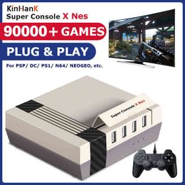 Gamecontrollers Joysticks Retro Mini Game Console Super Console X NES Ingebouwd 90000 Games Draagbare videogamespeler 50-emulator Voor PSP/PS1/SNES/NES/N64 T220916