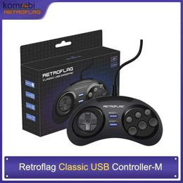 Contrôleurs de jeu Joysticks Retroflag classique rétro USB contrôleur filaire manette de jeu contrôleur pour Raspberry Pi Windows PC Switch 24312 L24312