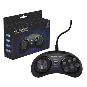 Contrôleurs de jeu Joysticks Retroflag Classique Rétro USB Contrôleur Filaire Gamepad Gaming Pour Raspberry Pi Windows PC Switch