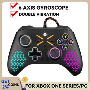 Contrôleurs de jeu Joysticks RGB PC Gaming pour Xbox Series S Xbox Series X XBOX ONE Manette de jeu multifonction 6-Asix avec contrôleur de jeu Turbo HKD230902