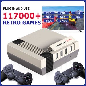 Game Controllers Joysticks Super Console X Cube Retro Video Game Consoles met 117000 games voor PS1/PSP/N64/Arcade Portable Game Player Plug and Play T220916