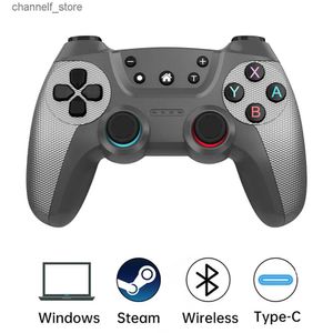 Contrôleurs de jeux Joysticks prend en charge Bluetooth Wireless Controller compatible avec Nintendo SwitchSwitch Oled Android Gamepad USB PC Joystick Controlry24032