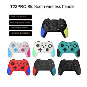 Controladores de juego Joysticks T23PRO Mango Bluetooth inalámbrico con NFC Macro Programación Despertar Función somatosensorial de seis ejes para HKD230901