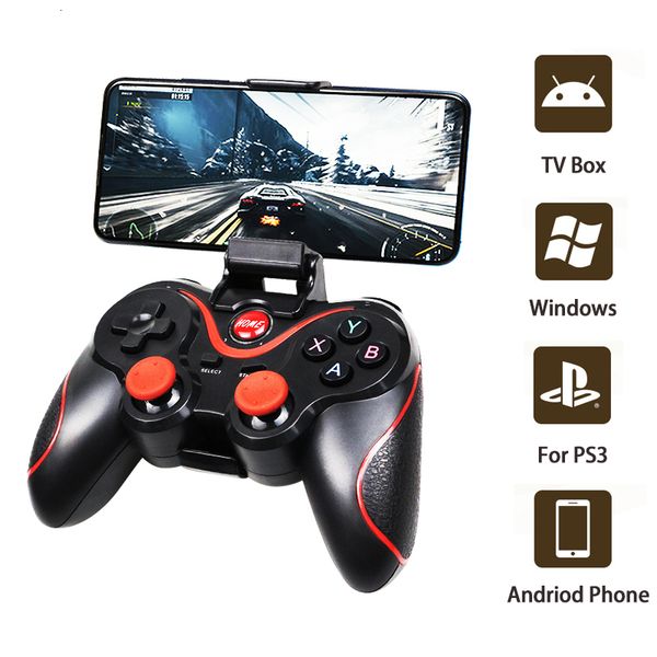 Controladores de juego Joysticks Ter T3 X3 Soporte Bluetooth Gamepad para teléfono Android PC Joystick Controle Controlador inalámbrico SwitchPS3 Accesorio 230518