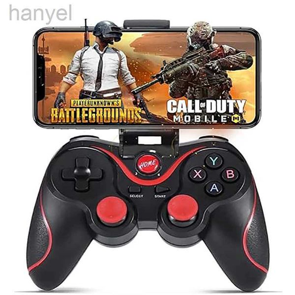 Contrôleurs de jeu joysticks terios t3 Prise en charge du contrôleur Bluetooth GamePad pour le téléphone Android PC Joystick Controle Wireless Joypad for Accessorie D240424