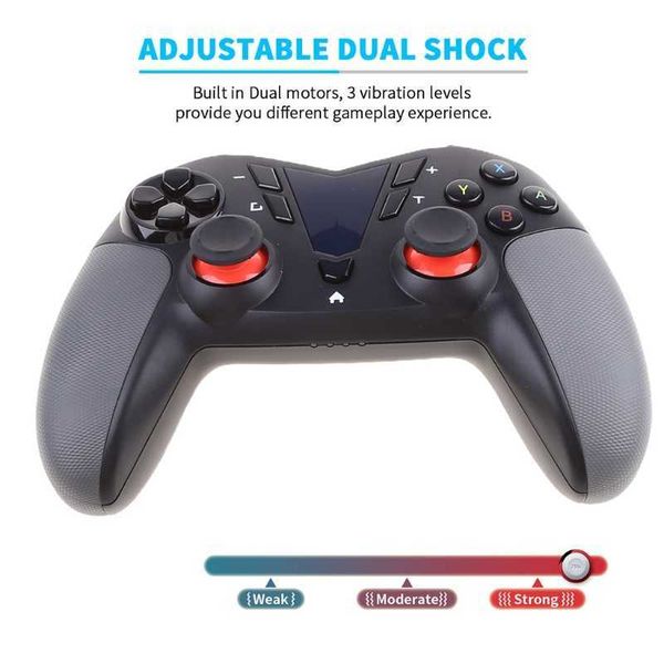 Controladores de juegos Joysticks USB recargable inalámbrico controlador de juegos Game Gamepad para Lite PC Laptop HKD230831