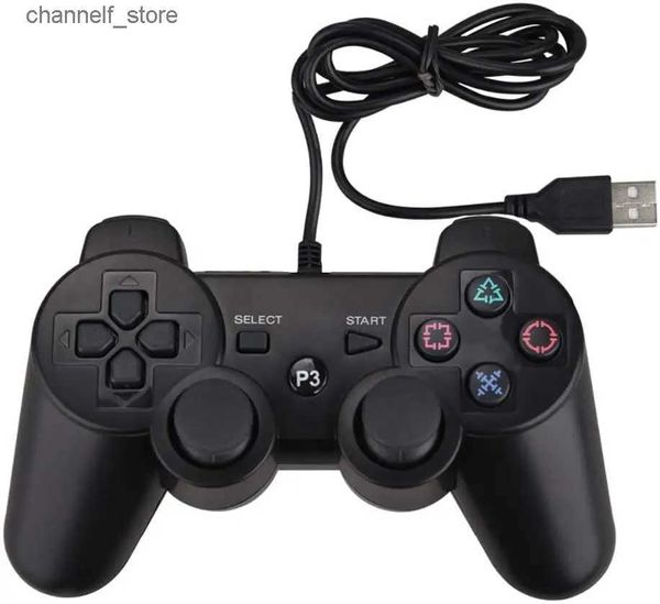 Controladores de juegos Joysticks Controlador con cable USB para consola Gamepad para PCY240322