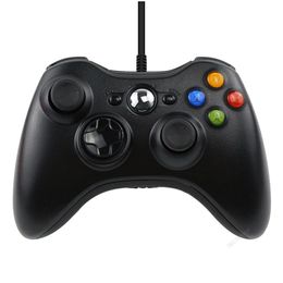 Contrôleurs de jeux joysticks Contrôleur de joystick filaire USB pour Xbox 360 Microsoft Xbox360 GamePad Contrôle Compatibilité PC Windows 7 8 Dhloo