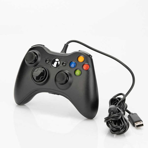 Contrôleurs de jeu Joysticks Manette filaire Xbox 360 Support pour contrôleur système contrôle Joystick Joypad pour XBbox 360 GamepadPC Game Controller HKD230831