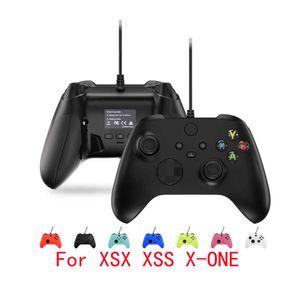 Contrôleurs de jeu Joysticks Manette de jeu filaire pour Xbox série X S pour XSS XSX X-ONE pour Xbox one pc win10 play gamepad HKD230831