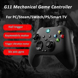 Gamecontrollers Joysticks Draadloos 2.4G Bt Mechanische gamecontroller voor Pro Pc Android Ios Tablet Smart TV Set-Topbox Gamepad Joystickhandvat HKD230831