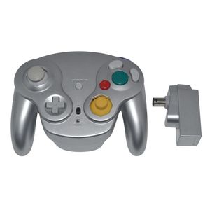 Contrôleurs de jeu Joysticks sans fil 2,4 GHz Contrôleur Wifi Manette de jeu portable pour Cube N-G-CGame