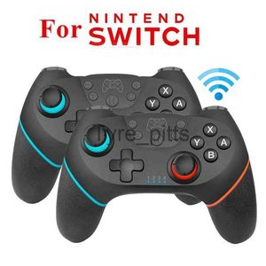 Controladores de juego Joysticks Gamepad inalámbrico Bluetooth Controlador de joystick de juego para Nintend Switch Pro Host con control de mango de 6 ejes para NS Switch pro x0727