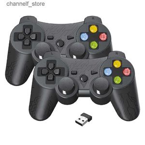 Gamecontrollers Joysticks Draadloze controller Gamepad voor pc Laptop 2.4G Oplaadbare game USB-joystick voor Android TV Box Steam Gaming JpypadY240322