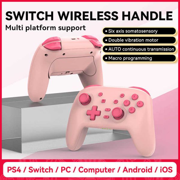 Contrôleurs de jeu Joysticks Poignée de jeu sans fil Contrôleur Bluetooth 2.4G prend en charge la programmation macro Déclencheur linéaire Manette de jeu multifonction pour HKD230901