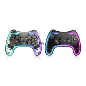 Contrôleurs de jeu Joysticks Wireless Switch Pro Controller 2022 Nouveau contrôleur de commutateur par APP Compatible Switch Lite Switch OLED LED réglable x0727