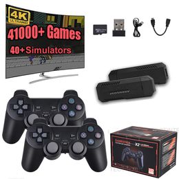 Gamecontrollers Joysticks X2 Plus 4K Gamepad GD10Pro Videogameconsole Ingebouwde 41000 Retro Handheld Game Player Controller TV Game Stick 231024