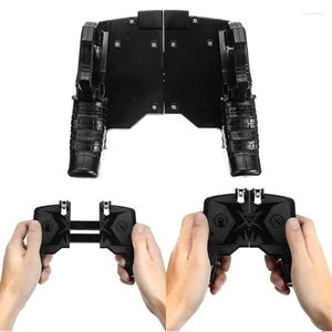 Controladores de juego K21 para controlador Pubg Disparador móvil Botón de disparo I-OS An0droid Teléfono Gamepad Joystick PUGB Soporte auxiliar