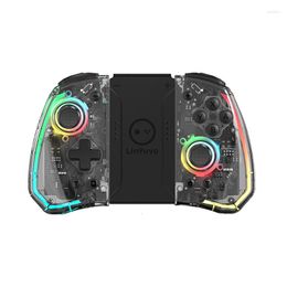 Contrôleurs de jeu KS40 manette sans fil pour commutateur contrôleur compatible Bluetooth OLED appariement rapide adapté à toutes sortes de