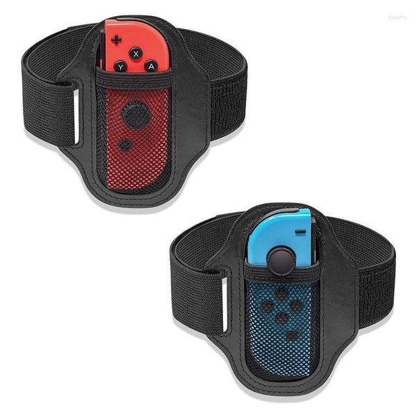 Controladores de juego Correas para las piernas para NS Gamepad, correa ajustable fácil de usar, banda elástica, anillo de Fitness, mallas, vendaje