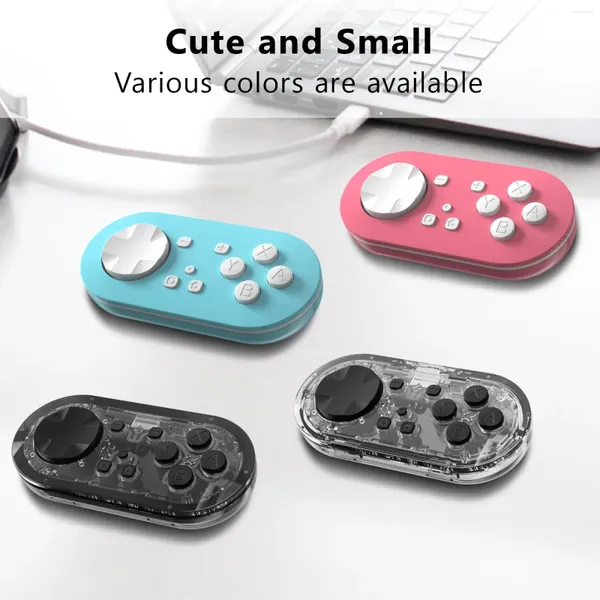 Contrôleurs de jeu Linyuvo KS54 Joystick pour Switch Pro Wireless Gamepad Metal Rocker Crystal Key Joypad Oled Handle Controller