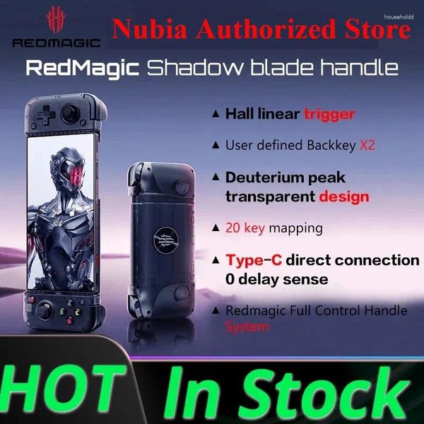 Controladores de juego Original Nubia Redmagic Shadow Blade Gamepad para teléfono de juegos 8 Pro Oneplus 11 IQOO 11Pro E-Sports Handle