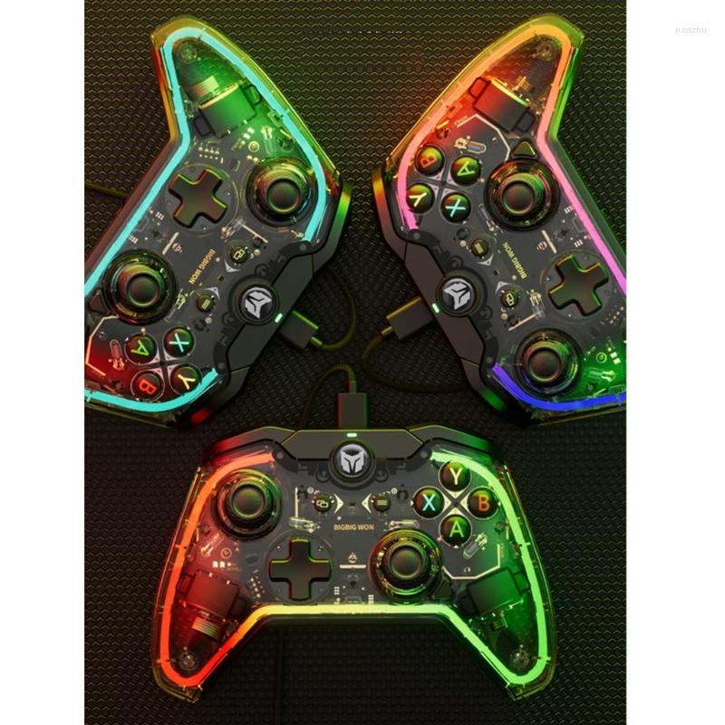 Game Controllers P9YE Fit voor Switch Win10 Win11 -controller met RGB Dual Back -knoppen