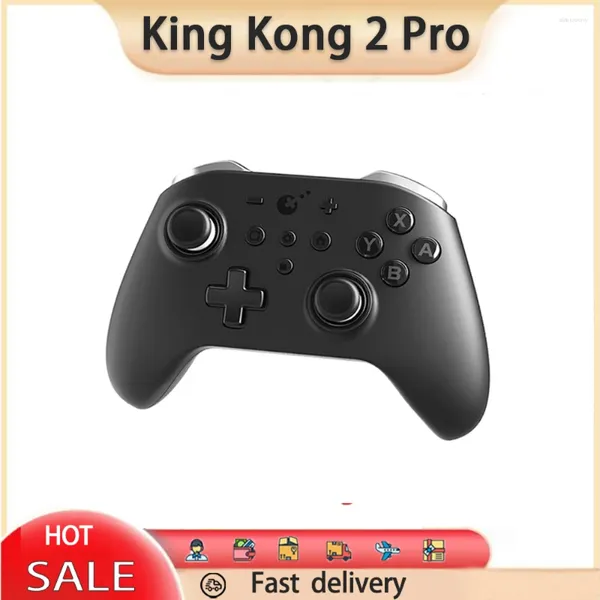 Contrôleurs de jeu Contrôleur Pro GuliKit King Kong 2 Manette de jeu Bluetooth sans fil pour Nintendo Switch Windows Android MacOS iOS