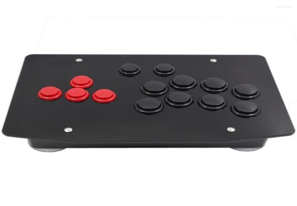 Controladores de juego RACJ500BB Todos los botones Hitbox Style Arcade Joystick Fight Stick Controller para PC USB5870623