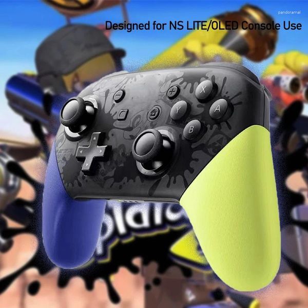 Controladores de juego Control remoto para Switch Lite / Switch OLED Console Pro Controller con Six Axis Gyro Dual Vibration Bluetooth Gamepad