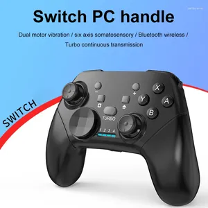Contrôleurs de jeu S01 pour Switch / PC Computer Wireless Blue-Doth GamePad avec vibration 6 axes somatosensoriel joystick sans récepteur USB