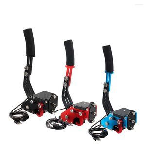 Controladores de juego USB freno de mano SIM para G25/27/29 T300 T500 PC juegos de carreras Fanatecosw Dirt Rally sistema de freno de mano 14 bits rojo negro azul