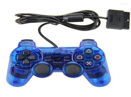 Gamecontrollers Bekabelde verbinding Gamepad voor PS2 Dubbele trillingen Controller Digitale Joypad 2 Antisweat Antislip9370807