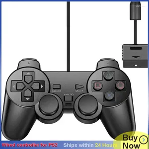 Gamecontrollers Bedrade Controller Voor PS2 Gamepad Joystick Playstation 2 Double Shock Joypad USB Controle PS3 TV Box PC