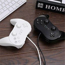 Controladores de juegos Gamepad con cable para Wii Joystick clásico de segunda generación Joypad Controller Gaming Remote Pad Console