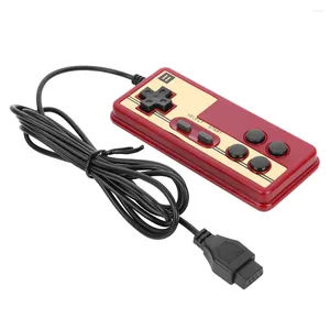 Contrôleurs de jeu Poignée filaire universelle 8 bits TV Rouge Blanc Machine Player Neuf Pinholes Interface pour Coolboy Subor