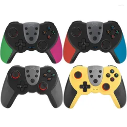 Controladores de juego Controlador inalámbrico Bluetooth Switch Pro Gamepad para consola con giroscopio de vibración NFC