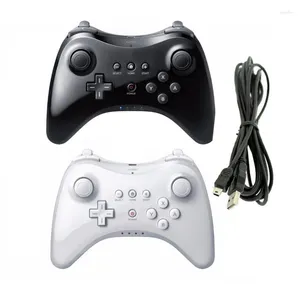 Controladores de juego Controlador Bluetooth inalámbrico Classic Pro Joystick Gamepad para Wii U con cable USB